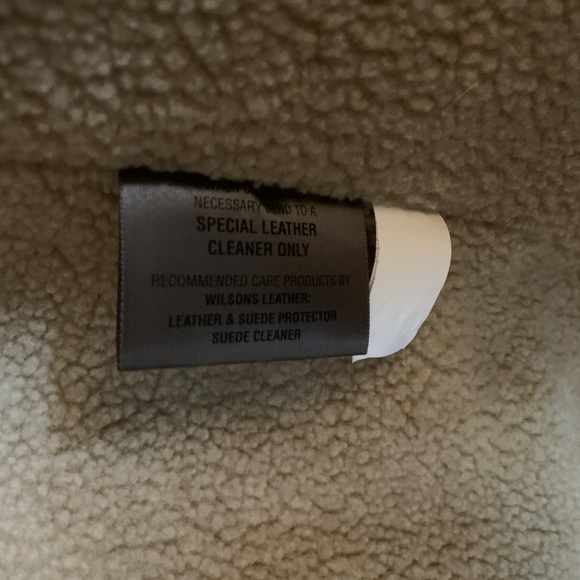 Wilson’s Leather Vintage button up suede and leather jacket with lining - Picture 4 of 9